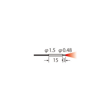 UFDE13 FD-E13 PANASONIC Fiber (reflective, cylindrical, ø 5mm, bending radius R4, 1m, IP40)