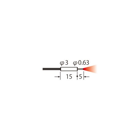 UFDE23 FD-E23 PANASONIC Fiber (reflective, cylindrical, ø 3mm, bending radius R4, 1m, IP40)