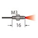 FD-EG31 PANASONIC Fibra óptica reflex. directa, M3, alta precisión, coaxial, haz concentrado (pequeño "spot"..