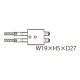 UFDH30L32VS FDH30L32VS FD-H30-L32V-S PANASONIC Fiber, Diffuse reflective, vacuum-resistant 300°C, bending ra..