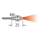 FDH35M2 FD-H35-M2 PANASONIC Fiber, Diffuse reflective, coaxial, stainless steel tube -60 to 350°C, M6, 2m