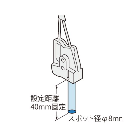 UFDL54 FDL54 FD-L54 PANASONIC Fiber for FZ-10, long sens. ramge type, 40 mm, 8 mm spot diam.