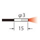 FD-S33GW PANASONIC Fibra (riflettente, cilindrico, ø 3 mm, raggio di curvatura R1, 2m, IP40)