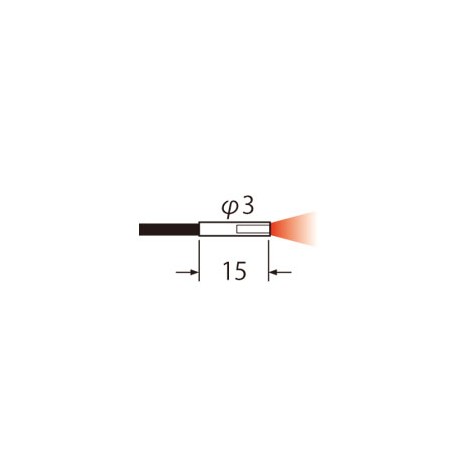 UFDS33GW FD-S33GW PANASONIC Faser (reflektierende, zylindrisch, ø 3mm, Biegeradius R1, 2m, IP40)