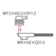 FR-KZ22E PANASONIC Fibre (rétroréfléchissant, wafer type de mappage, le côté de détection, 4 x 2 x 21,5 mm, ..