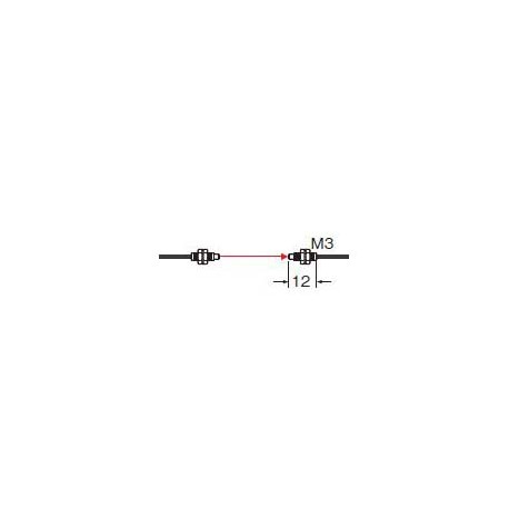 FT-31 PANASONIC Fibra, attraverso un fascio, M3 testa, cavo 2 m