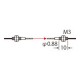 FT-31S PANASONIC Fibra (thru-beam, manica 40 mm, ø 0,88 mm raggio di curvatura R2, M3, 2m, IP67)