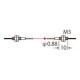 UFT31S FT-31S PANASONIC Faser (thru-beam, Hülse 40mm, ø 0,88 mm, Biegeradius R2, M3, 2m, IP67)