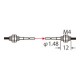 UFT42S FT-42S PANASONIC Faser (thru-beam, Biegeradius R4, M4, Hülse 40mm, ø 1,48 mm, 2m, IP67)