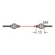 FT-42W PANASONIC Fiber (thru-beam, bending radius R1, M4, 2m, IP67)