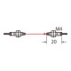 FT-45X PANASONIC Fibra (thru-beam, raggio di curvatura R4, M4, 1m, IP67)