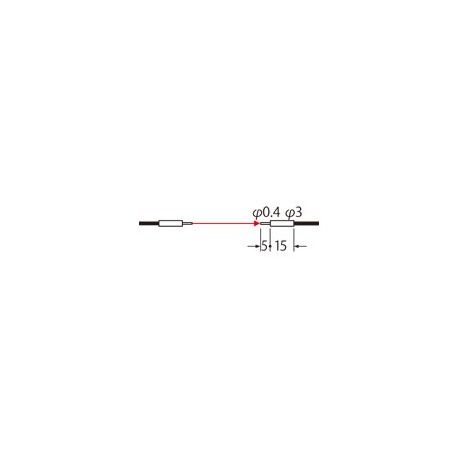 UFTE23 FT-E23 PANASONIC Faser -, Zylinderrollen -, thru-beam type, 0.4 mm Durchmesser-Hülse, 0,25 mm Durchme..