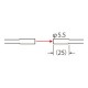 FT-HL80Y PANASONIC Fiber (thru-beam, chemical-resistant, bending radius R30, 2m, IP 67g)