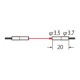 UFTKS40 FT-KS40 PANASONIC Faser (thru-beam, zylindrisch, ø 3,7 mm, Biegeradius R2, 2m, IP40)