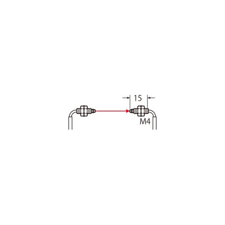 UFTR40 FT-R40 PANASONIC Fibre (thru-beam, coude-type 90°, rayon de courbure R4, M4, 2 m, indice de protectio..