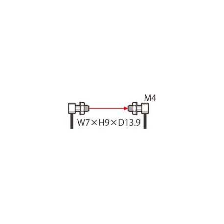 UFTR41W FT-R41W PANASONIC Fiber (thru-beam, square-head 90°, bending radius R1, M4, 2m, IP40)