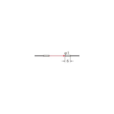 FT-S11 PANASONIC Fibra óptica Flexible barrera, cilíndrica, ø 1mm, radio de curvatura R2, 0.5m, IP67