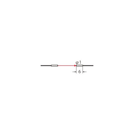 UFTS11 FT-S11 PANASONIC Faser (thru-beam, zylindrisch, ø 1 mm, Biegeradius R2, 0,5 m, IP67)