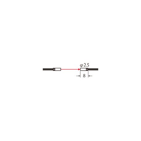 FT-S32 PANASONIC Fibra (thru-beam, cilindrico, ø 2,5 mm, raggio di curvatura R10, 2m, IP40)