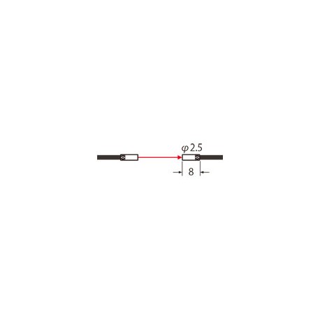 UFTS32 FT-S32 PANASONIC Fiber (thru-beam, cylindrical, ø 2.5mm, bending radius R10, 2m, IP40)