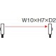 UFTZ20W FT-Z20W PANASONIC Fiber (thru-beam, flat type, 10 x 7 x 2mm, front sensing, with boss, bending radiu..