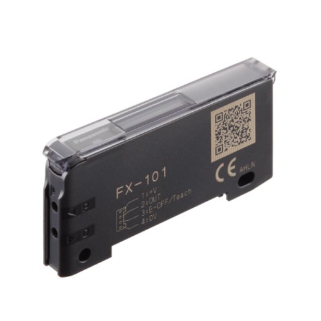 FX102 FX-102 PANASONIC Fibra amplificatore, Lungo il campo di rilevamento di tipo NPN, display, tipo connett..