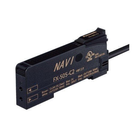 FX-505-C2 PANASONIC Fiber amplifier, NPN, analogue output, double display