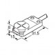 UGXF15BP GX-F15B-P PANASONIC Ind. proximity sensor, square type, 5,0mm, PNP, N.C., cable 1m