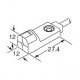 UGXH12B GX-H12B PANASONIC Detector de proximidad rectangular, detección frontal, 4,0 mm. NC, NPN