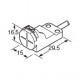 GX-H15B-P PANASONIC Ind. sensor de proximidade, tipo quadrado, 5,0 mm, PNP, N. C., cabo de 1m