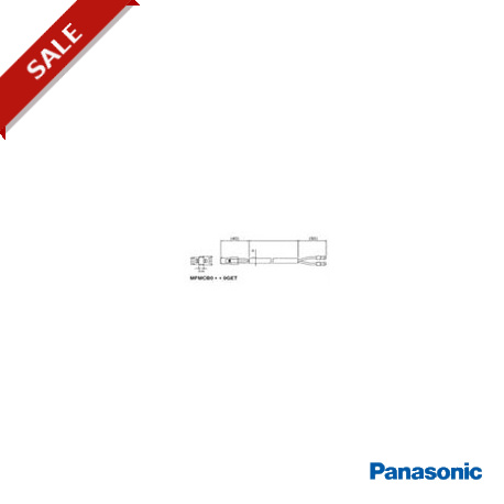 MFMCB0050PJT PANASONIC Bremszug für MINAS KKMU-50W-750W, MSMF 50W-1000W, geschirmt, 5m, wahlweise mit Kette ..