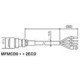 MFMCE0202HCD PANASONIC Motor cable for MINAS A5 servo 1kW-2kW with brake, 400V class, shielded, 20 m, usable..