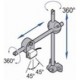 UMSAJ2A MSAJ2A MS-AJ2-A PANASONIC Soporte de montaje, vertical, brazo lateral