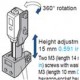 MS-EXL2-1 PANASONIC Mounting bracket for EXL200, L-shape