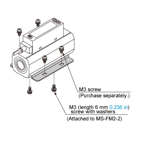 MS-FM2-2 PANASONIC Sensor suporte de montagem