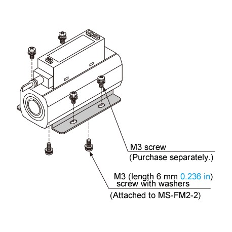 MS-FM2-2 PANASONIC Capteur support de montage