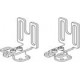 MSSF2B5 MS-SF2B-5 PANASONIC Adattatore staffa di montaggio per SF2A/N -- SF2B, posteriori e laterali di fiss..