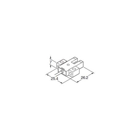 PMK44 PM-K44 PANASONIC * UZJ321 *, tapez u-forme, 5mm, câble NPN 1m