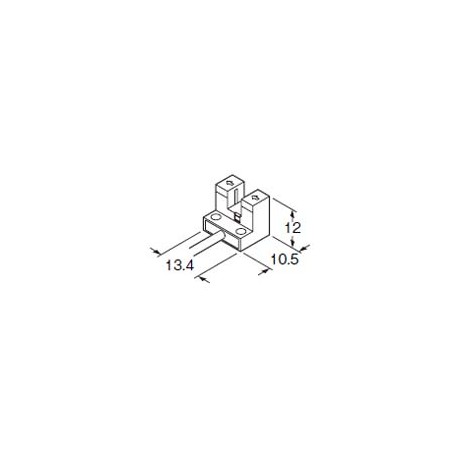PML24 PM-L24 PANASONIC Sensor fotoeléctrico herradura miniatura, tipo L-, NPN, 5mm, 5-24 VCC, cable