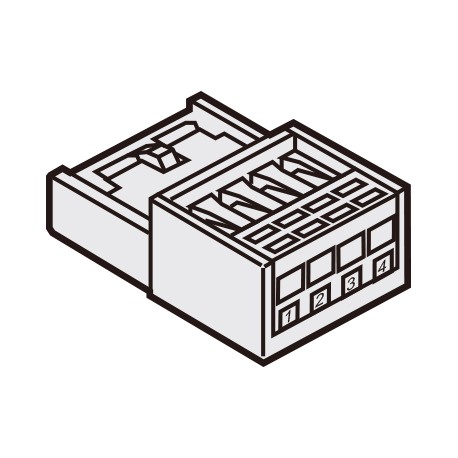SLCJ1 SL-CJ1 PANASONIC S-Link connector (weiß, 0.2mm2) für UZW70 oder UZZ73 oder UZWC43 oder UZWC44 Verbindu..