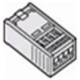 SLCP1 SL-CP1 PANASONIC Разъем S-Линк (белый, 0.2мм2) для UZWB12 или UZWB32 или UZWC15 или UZWC35 связи,10 шт..