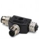 SAC-M12T/2XM12 PB DP 1507780 PHOENIX CONTACT connecteur pour le système de bus, 5 pôles, PROFIBUS, M12 à M12..