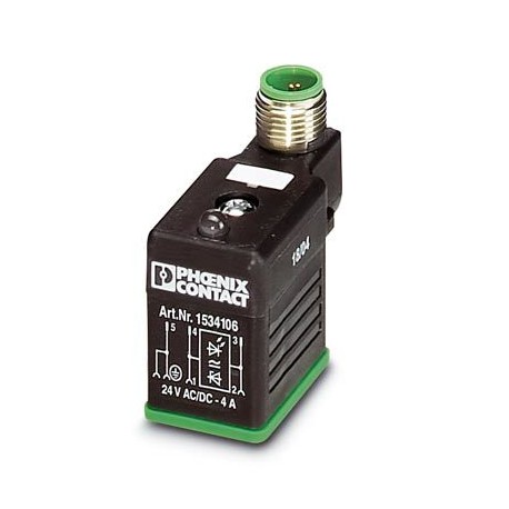 SAC-3P-M12MS/B-1L-S 1534106 PHOENIX CONTACT Connecteur pour électrovannes