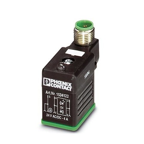 SAC-3P-M12MS/BI-1L-S 1534122 PHOENIX CONTACT Connecteur pour électrovannes
