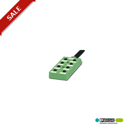 SACB-4/4-10,0PUR 1680953 PHOENIX CONTACT Sensor/actuator box, Connection method: M12 socket Plastic, Number ..