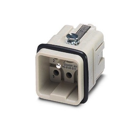 HC-B 5-ESTC 1687817 PHOENIX CONTACT Isolant mâle HEAVYCONNEC, série B5, 5 pôles, raccordement serti