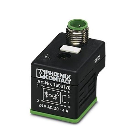 SAC-4P-M12MS/A-1L-S D 1696170 PHOENIX CONTACT Conector de válvula