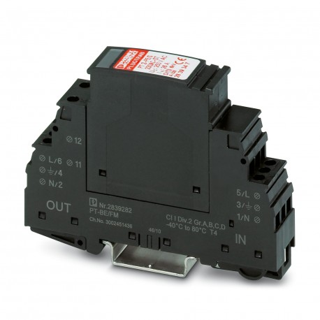 PT 2-PE/S-120AC/FM 2856812 PHOENIX CONTACT Disp. de protec. contra sobretensiones tipo 3