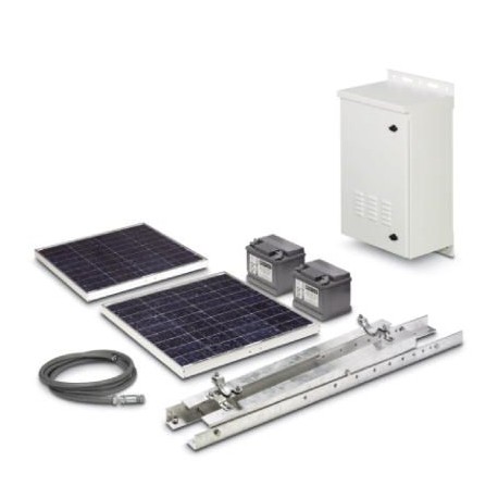 RAD-SOL-SET-24-100 2885472 PHOENIX CONTACT 24 V / 100 Wp système solaire pour une utilisation dans le monde ..