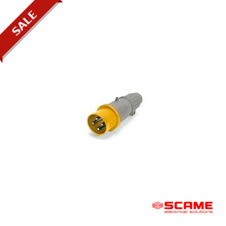 211.73030 SCAME + T ANTENNA PLUG 2P 30A IP44 100-130V 4h